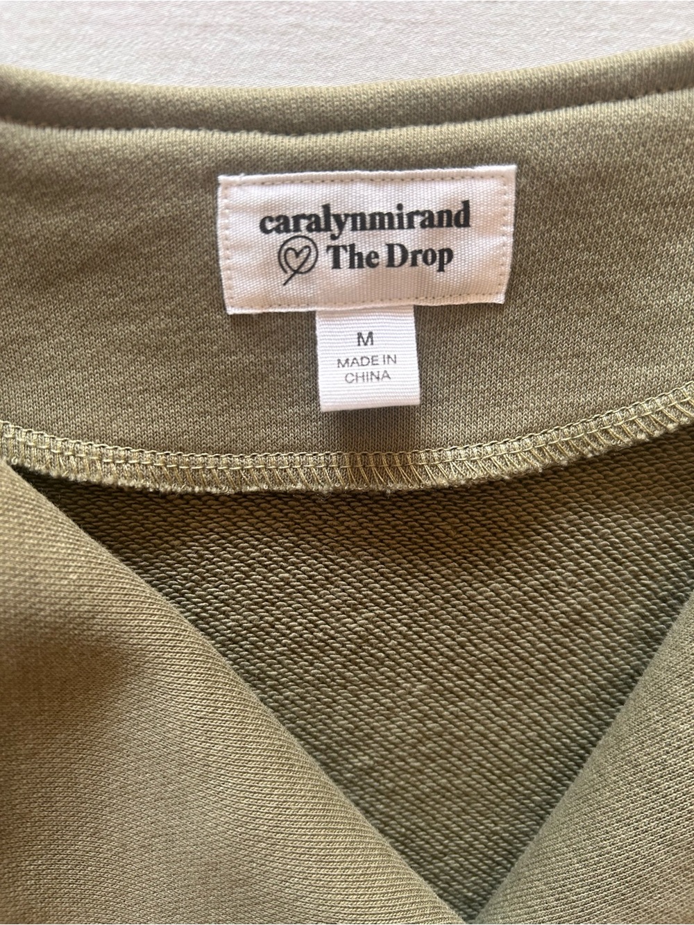 Carlyly Mirand x The Drop Asymmetrical Moto Sweater Jacket - Picture 5 of 9